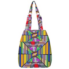 Art Background Abstract Center Zip Backpack by artworkshop