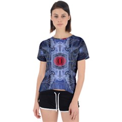 Art Robot Artificial Intelligence Technology Open Back Sport Tee by Ravend