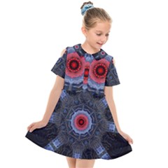 Art Robots Artificial Intelligence Technology Kids  Short Sleeve Shirt Dress by Ravend