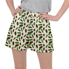 Background Ornamental Spruce Sample Ripstop Shorts by Ravend