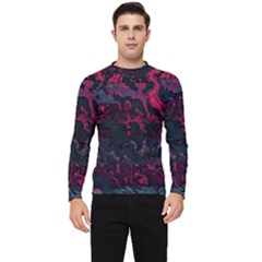 Granite Glitch Men s Long Sleeve Rash Guard by MRNStudios