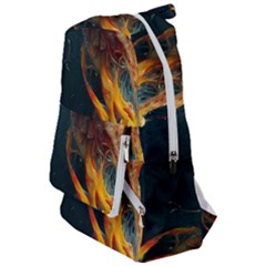 Flame Deep Sea Underwater Creature Wild Travelers  Backpack by Pakemis