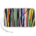 Abstract Trees Colorful Artwork Woods Pen Storage Case (S) View1