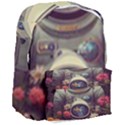 Astronaut Universe Planting Flowers Cosmos Art Giant Full Print Backpack View3