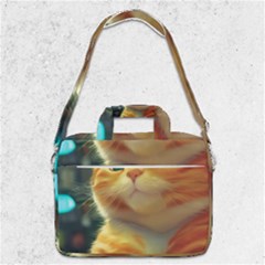 Cute Cat Cat Feline 3d Macbook Pro 13  Shoulder Laptop Bag  by Pakemis