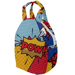 Pow Word Pop Art Style Expression Vector Travel Backpacks by Pakemis