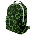 Snakes Seamless Pattern Flap Pocket Backpack (Small) View1