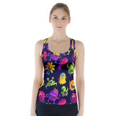 Space Patterns Racer Back Sports Top by Pakemis