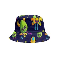 Space Patterns Inside Out Bucket Hat (kids) by Pakemis