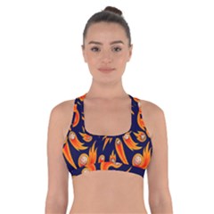 Space Patterns Pattern Cross Back Sports Bra by Pakemis