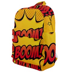 Explosion Boom Pop Art Style Classic Backpack by Pakemis