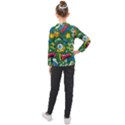 Pop Art Colorful Seamless Pattern Kids  Long Mesh Tee View2