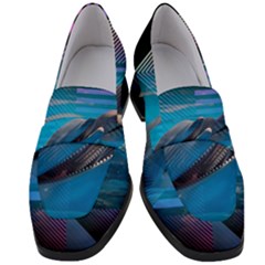 Beautiful  Women s Chunky Heel Loafers by Sparkle