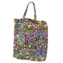 Graffiti Word Seamless Pattern Giant Grocery Tote View2