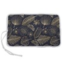 Elegant-pattern-with-golden-tropical-leaves Pen Storage Case (S) View1