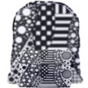 Black and white Giant Full Print Backpack View1