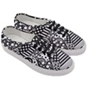 Black and white Women s Classic Low Top Sneakers View3