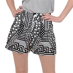 Black And White Ripstop Shorts by gasi