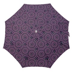 Kaleidoscope Scottish Violet Straight Umbrellas by Mazipoodles