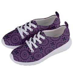 Kaleidoscope Scottish Violet Women s Lightweight Sports Shoes by Mazipoodles