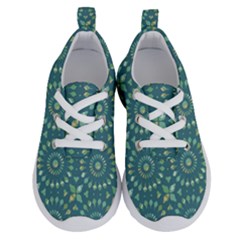 Kaleidoscope Hunter Green Running Shoes by Mazipoodles