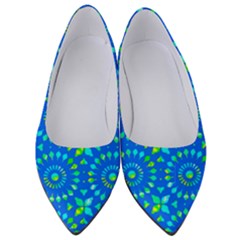 Kaleidoscope Blue Women s Low Heels by Mazipoodles