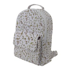 Background Ornamental Pattern Graphic Seamless Flap Pocket Backpack (large) by Uceng