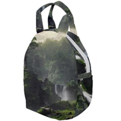 Waterfall River Fantasy Dream Planet Matte Travel Backpacks by Uceng