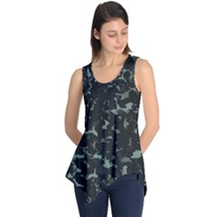 Pattern Texture Army Military Background Sleeveless Tunic by Uceng