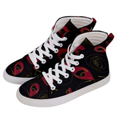 Fish 7 Women s Hi-top Skate Sneakers by Mazipoodles