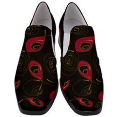 Fish 7 Women Slip On Heel Loafers by Mazipoodles