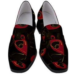 Fish 7 Women s Chunky Heel Loafers by Mazipoodles