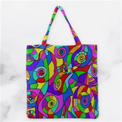 Colorful Stylish Design Grocery Tote Bag by gasi