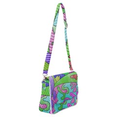 Colorful Stylish Design Shoulder Bag With Back Zipper by gasi