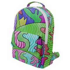 Colorful Stylish Design Flap Pocket Backpack (small) by gasi