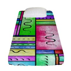 Colorful Pattern Fitted Sheet (single Size) by gasi