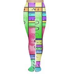 Colorful Pattern Tights by gasi