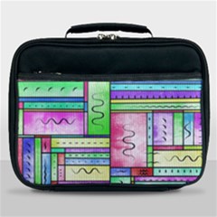 Colorful Pattern Lunch Bag by gasi