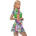 Colorful pattern Women s Sports Wear Set View3