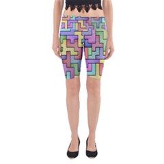 Colorful Stylish Design Yoga Cropped Leggings by gasi