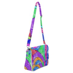 Colorful Stylish Design Shoulder Bag With Back Zipper by gasi