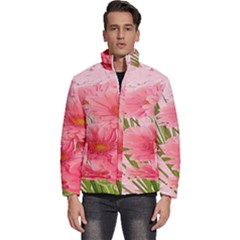 Nature Flowers Men s Puffer Bubble Jacket Coat by Sparkle