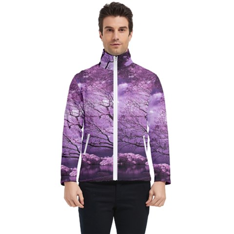 Violet Nature Men s Bomber Jacket by Sparkle