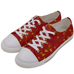 Background Pattern Texture Design Men s Low Top Canvas Sneakers by Ravend