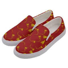 Background Pattern Texture Design Men s Canvas Slip Ons by Ravend