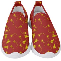 Background Pattern Texture Design Kids  Slip On Sneakers by Ravend