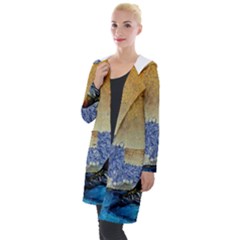 Abstract Painting Art Texture Hooded Pocket Cardigan by Ravend