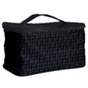 Small Grey Black Plaid Cosmetic Storage View2