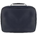 Small Grey Black Plaid Full Print Lunch Bag View2