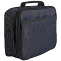 Small Grey Black Plaid Full Print Lunch Bag View3